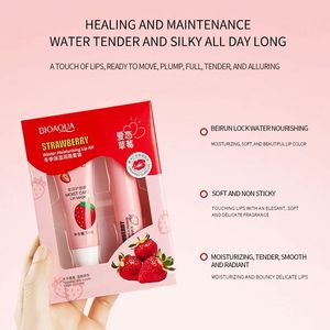 Nouveau BIOAQUA – Ensemble de soins hydratants pour les lèvres à la <span class=keywords><strong>vitamine</strong></span> <span class=keywords><strong>E</strong></span>, imperméable, naturel, végétalien, aux fruits et à la fraise, pour l'hiver – Prix usine - Product Image 2