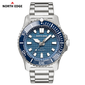 Reloj Inteligente North Edge ABYSS, Resistente al Agua 200m, Esfera Redonda, Deportivo, para Exteriores, con Energía Solar, Estilo Buceo, para Hombre - Product Image 3