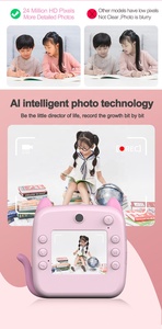 Appareil photo instantané pour enfants A21, jouets pour filles et garçons, cadeau, appareil photo numérique pour enfants, 1080P HD, écran 2,4 pouces, appareil photo pour enfants avec impression - Product Image 6