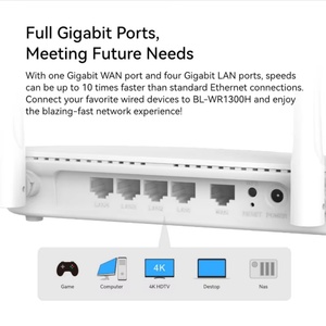 LB-LINK WR1300H 1200Mbps High Gain Smart Wireless NAP Client Router APP Control Wireless Dual Band Gigabit Router - Product Image 3