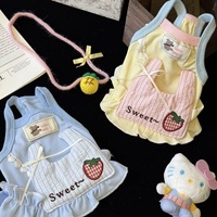 Vêtements pour animaux de compagnie, chiens et chats, gilets fins et mignons en polyester pour petits chiens, Yorkshire Terrier, Schnauzer, Bichon Frise, Teddy