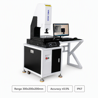 Sistema de Medición de Imágenes con Visión 2.5D Manual para Piezas de Automóviles y Componentes Electrónicos, 300x200x200mm ±0.5% IP67, Base de Granito, CE ISO