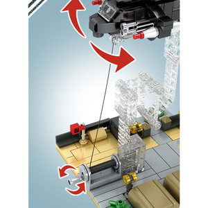 ตัวต่อของเล่น WOMA TOYS แบรนด์แท้ โครงสร้างเทนเซกริตี้ ของเล่นเสริมพัฒนาการ ต่อต้านแรงโน้มถ่วง เฮลิคอปเตอร์ยุทธวิธี ของเล่นตัวต่อแบบประกอบเอง - Product Image 3