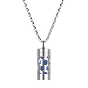 Flacon de parfum en acier inoxydable, diffuseur d'aromathérapie, pendentif médaillon - Product Image 6