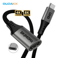 Câble adaptateur USB-C vers 4K 8K UHD 60Hz (1M, 2M) pour ordinateur portable et PC – Vente en gros tendance