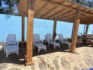Silla plegable de plástico para playa, asiento de lujo para ocio al aire libre, Parque Acuático, hotel, cama de <span class=keywords><strong>piscina</strong></span> - Product Image 2