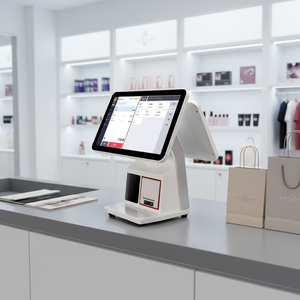 Caja Registradora Táctil POS de 15.6 Pulgadas con Sistema Opcional, Sistema Todo en Uno Q6, Caja Registradora Táctil POS de 15.6 Pulgadas - Product Image 1