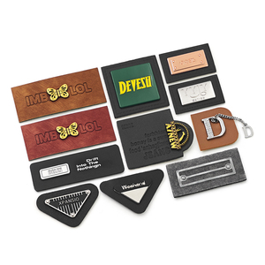 Clothing <strong>Label</strong> Maker Custom Logo Printed Rectangle Eco-Friendly Leather Metal <strong>Labels</strong> for <strong>Jeans</strong> Bags Garments - Product Image 4