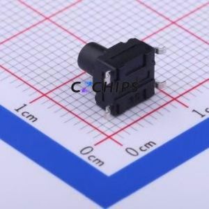 TS-FS66T-C-H Tactile Switch SMD-4P,6x6mm Switch Single Pole Single Throw Round Button 2.6N Vertical Mount - Product Image 2