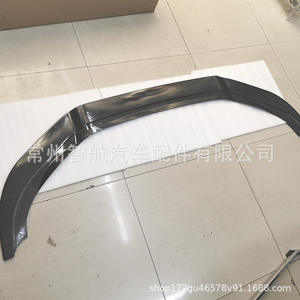 Divisor Delantero para Volkswagen Golf 6 Mk6 R20, Textura de Fibra de Carbono Negro Brillante, Kit de Modificación de Carrocería ABS - Product Image 1