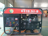 Générateur portable à double carburant 10KW 11KW 12KW 10-15KVA AVR Puissance électrique à cadre ouvert GPL GN Propane 3 phases Gaz 230V/240V