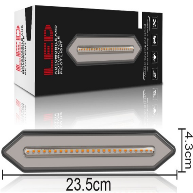 New 12v 24v Waterproof LED Tail Light for Cars Trucks Trailers-6000k Turn Signal Lamp Brake Light Condition New