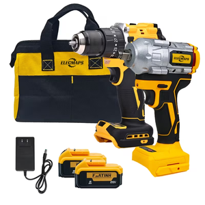 Kit Combinato 3-in-1 Avvitatore a Impulsi e Trapano Brushless <span class=keywords><strong>20V</strong></span> con 2 Batterie Li-ion da 8.0Ah, Caricabatterie Rapido e Borsa Portautensili - Product Image 1