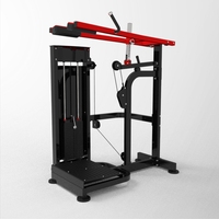 Machine de levage de mollets en acier à charge moyenne pour l'entraînement de force - Équipement de gym réglable pour les exercices des jambes, du tronc et des fessiers