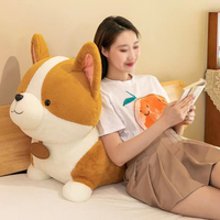 Le nouveau dessin animé Corgi chien poupée en peluche mignon chiot poupée pour envoyer un cadeau d'anniversaire de petite amie