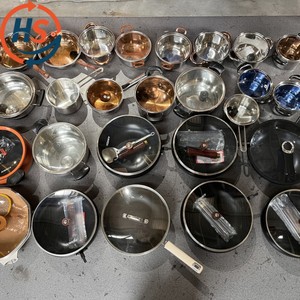 Juego de utensilios de cocina Bateria con mango desmontable, ollas y sartenes aptos para horno y lavavajillas, Puerto Cortes, contenedor 40HQ FCL, venta al por mayor de fábrica - Product Image 1