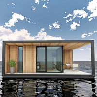 Maison de vacances pliable Senglin en bois moderne de luxe avec structure en acier, disponible en 20FT, 30FT, 40FT