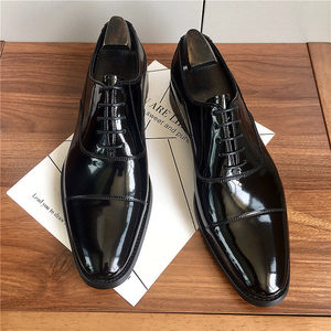 รองเท้าหนังแท้แบบสามชิ้นสั่งทำพิเศษ ดีไซน์ใหม่ สำหรับผู้ชาย สไตล์อังกฤษ แบบโบรก  คุณภาพสูง - Product Image 2