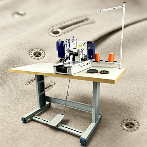 Machine à coudre industrielle pour boutonnières, prix de vente directe, machine à boutonnières à point noué à entraînement direct en stock - Product Image 6