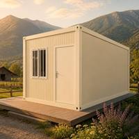 Maison conteneur facile à installer et à assembler rapidement, 20 pieds, démontable, préfabriquée, modulaire, étanche, petite maison pour habitation