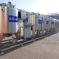 Klein-schaal melkpasteurisatietank 100L 150L 200L 300L 500L Yoghurt- en sapverwerkingsmachine