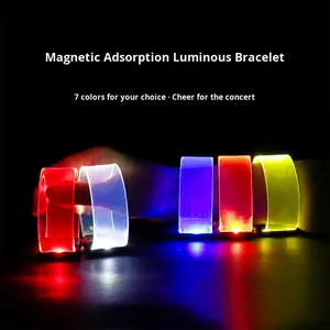 สายรัดข้อมือ LED แบบกำหนดเอง ไฟกระพริบหลากสี สำหรับงานอีเว้นท์ ปาร์ตี้ คอนเสิร์ต ของแจกส่งเสริมการขาย - Product Image 4
