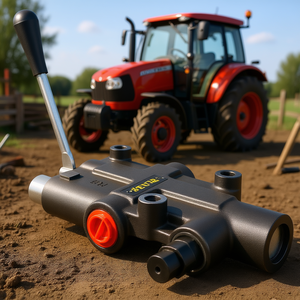 Válvula hidráulica Vevor de 1 carrete, 21 GPM, 4300 PSI para tractores - Product Image 2