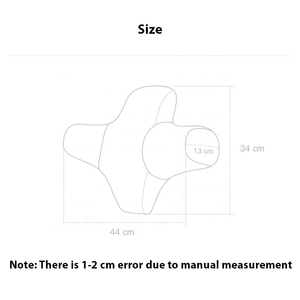 Mini oreiller lombaire chaise de bureau coussin de soutien dorsal avec sangle réglable oreiller de soutien lombaire pour le soulagement de la douleur au bas du dos - Product Image 6