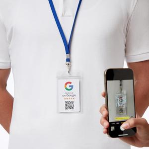 Mua thông minh RFID PVC mã kỹ thuật số 13.56MHz nhựa Mẫu xếp hạng và đứng NFC tap Google đánh giá QR thẻ cho doanh nghiệp - Product Image 1