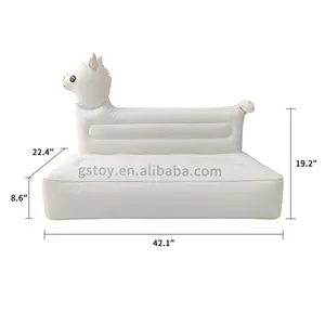 Детский надувной диван в форме альпаки