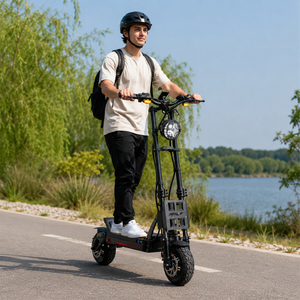 Patinete Todoterreno EU GSPACE GTR 2000W, Patinete de Alta Resistencia con Neumáticos Anchos, Motocicleta Motorizada de Carreras - Product Image 1