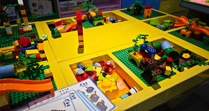 Station d'activités éducatives intérieures pour enfants Archéologie des dinosaures Construction magnétique Espace Sable Jouer Tables de construction en EPP - Product Image 5