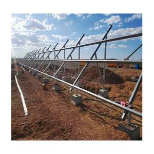 Système de montage au sol pour panneaux solaires résidentiels hors réseau, pré-assemblé, réglage d'angle sans outil, vente chaude - Product Image 6