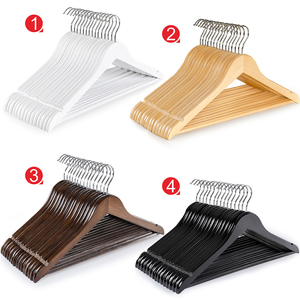 LINDON, Fabricant de Cintres Fort de 20 Ans d'Expérience : Cintres en <span class=keywords><strong>Bois</strong></span> Vintage Naturels, Blancs et Noirs pour Manteaux, Costumes, Pantalons et Vêtements - Product Image 1