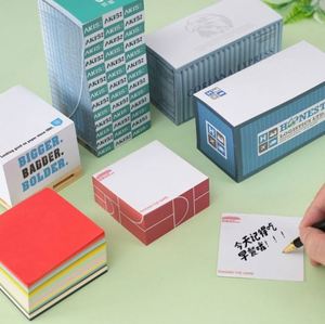 Custom Logo Sides Printing Paper <b>Cube</b> Promotional Memo Pad with Pallet - Product Image 2