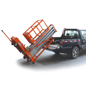 Plataforma Elevadora Eléctrica GTWY de Aluminio con un Solo Mástil, Plataforma de Trabajo Aérea, Elevador de Personal - Product Image 6