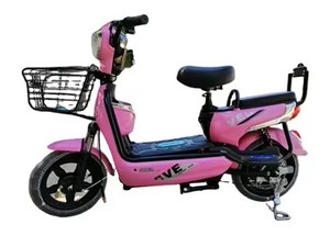Vélo électrique EU 350W avec moteur silencieux sans balais - Batterie 48V 12Ah, roues de 14 pouces, frein à disque hydraulique, moteur électronique à moyeu arrière - Product Image 5
