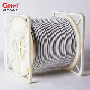 كابل شبكات من النحاس النقي Guangzhou GHT cat6A cat 6 u/ftp 23/22 awg OFC مع شهادات مصادقة سعر المصنع cat6a