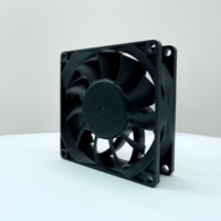 Ventilateur de refroidissement industriel haute performance 8025MM à double roulement à billes pour châssis d'ordinateur