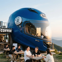Casques de moto artistiques personnalisés pour cafés et influenceurs |   OEM/ODM