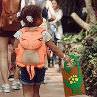 6 Pcs Tas Hadiah Dinosaurus untuk Pesta, Tas Goodie Dinosaurus dari Kain Felt, Tas Jinjing Ulang Tahun Bertema Hutan yang Dapat Digunakan Kembali untuk TK dan PAUD