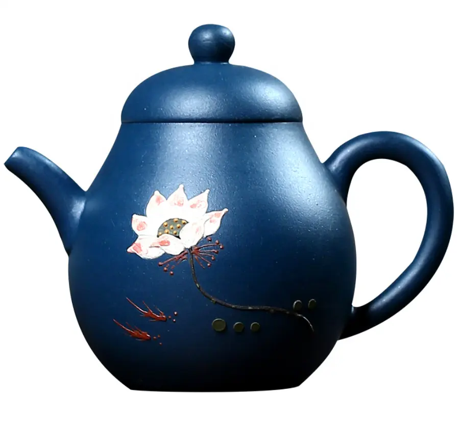 Purple Clay Teapot Chinese Style Zisha Pot Kungfu Teapot Antique Tea Pot for Christmas Gift