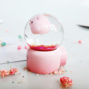 <span class=keywords><strong>Piccolo</strong></span> <span class=keywords><strong>personaggio</strong></span> dei cartoni animati 35mm Bio Polyresin sfera di neve in resina e modello di vetro per la decorazione della casa e regali a tema musicale - Product Image 3