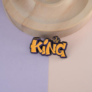 Chine fabricant personnalisé émail broche maladresse sociale sérigraphie métal artisanat dur émail broche - Product Image 3