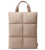 Housse de protection matelassée en nylon pour ordinateur portable et tablette, avec poignée, toutes tailles personnalisables, idéale pour le travail, certifiée BSCI