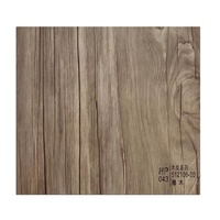 Panneau mural en PVC à grain de bois stratifié, carrelage de plafond en PVC pour faux plafond suspendu