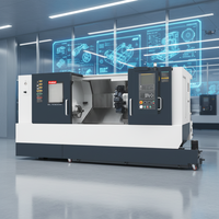 Vente directe d'usine - Tour CNC à banc incliné - Haute précision - Centre de tournage automatique de métaux