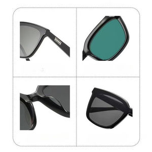 Gafas de acetato de alta calidad, gafas de sol de ojo de gato a la moda para mujer, elegantes y favorecedoras, gafas de sol de nailon que estilizan el rostro. - Product Image 2