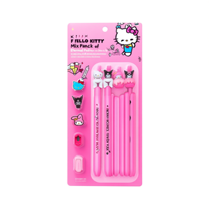 Pack Mixte Hello Kitty de 3 Crayons Éternels + 3 Gommes + Taille-crayon, Rose - Product Image 2