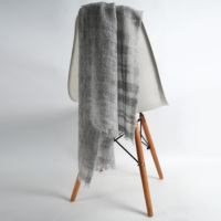 Écharpe 30% cachemire 70% laine, style simple ultra-doux, unisexe, 42*190cm 16.5*74.8inch 120g personnalisable